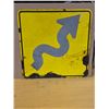 Image 1 : Winding road highway sign