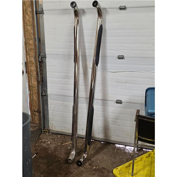 2 u guard Stainless steel truck rails- 80"L