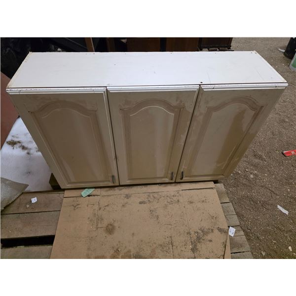 White cupboard- 45" by 13" by 30"H