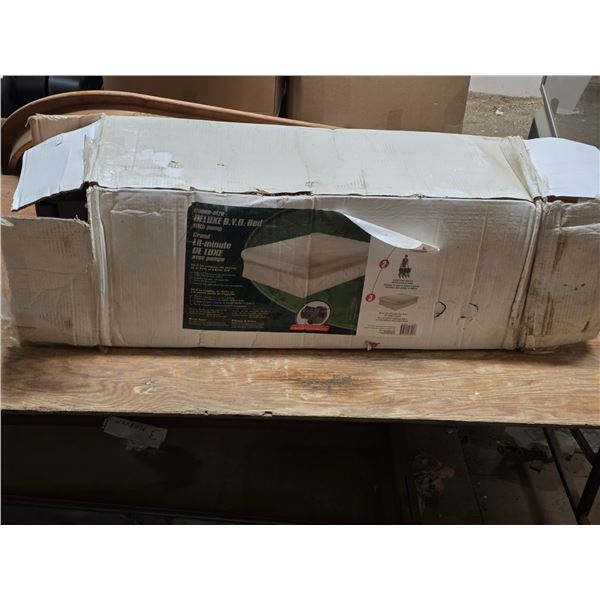 Queen size blow up bed- with pump