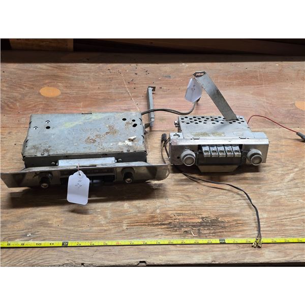 Antique car radios- 1955 Pontiac and Chrysler