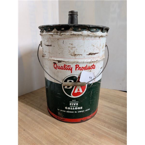 Quality Products BA 5 Gal MFG-DATE. 26-5-57