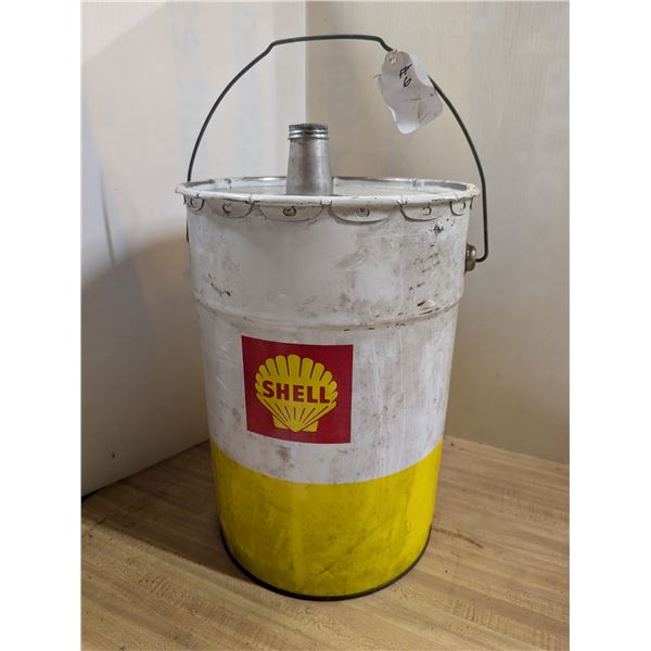 Shell Pail 5 Gal MFG-DATE 26-5-70