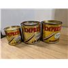 Image 1 : (3) Vintage Empress Jam/Marmalade Tins