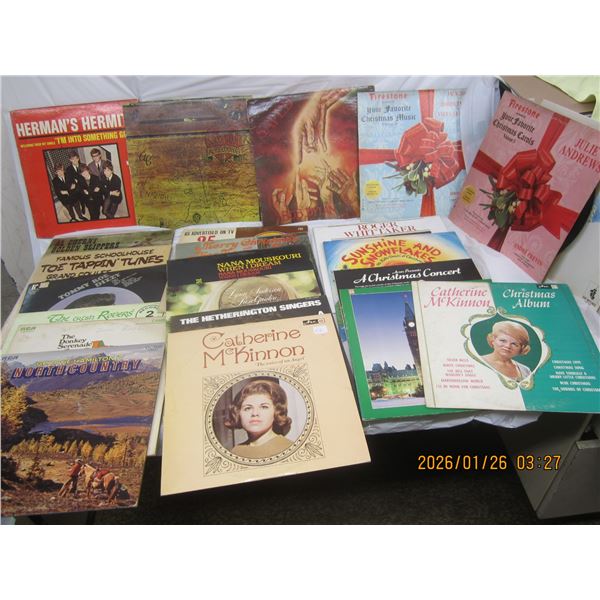 Lot of 25 vintage LP records