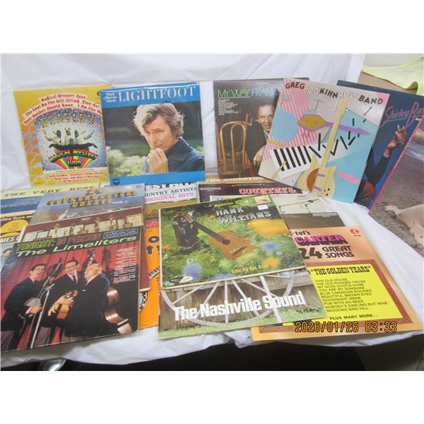 Lot of 25 vintage LP records