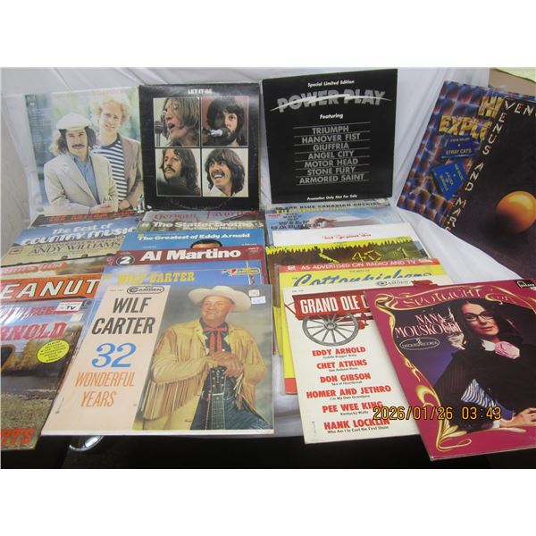 Lot of 25 vintage LP records