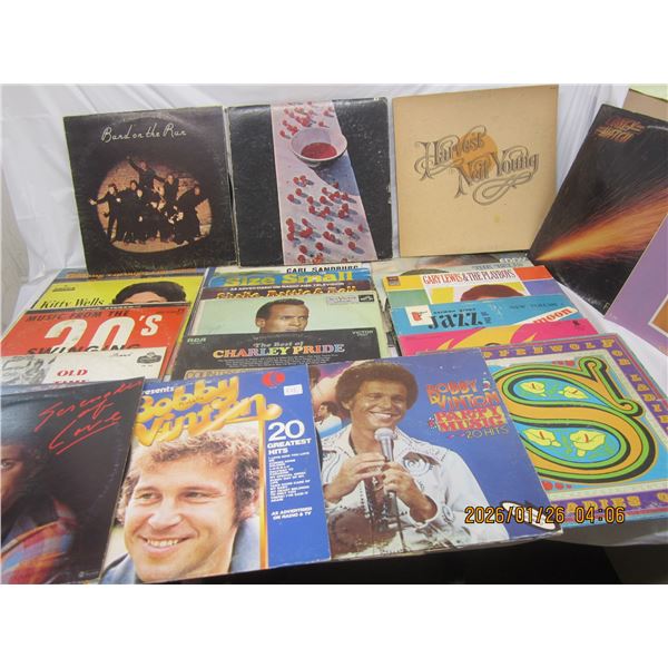 Lot of 25 vintage LP records