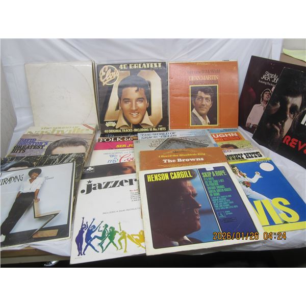 Lot of 25 vintage LP records