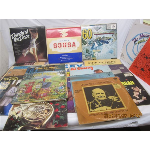 Lot of 25 vintage LP records