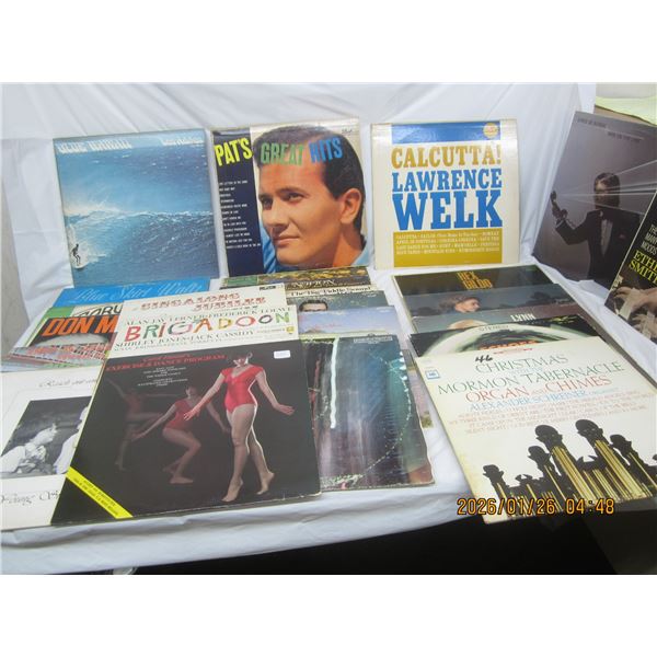 Lot of 25 vintage LP records