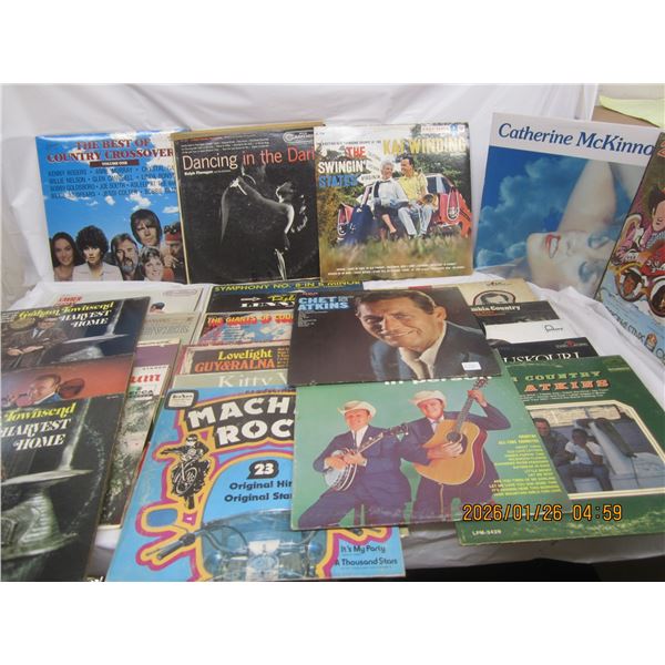 Lot of 25 vintage LP records