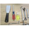Image 2 : Lot of Hand Tools Scrapper , Ratches ,Wrenches Ect.