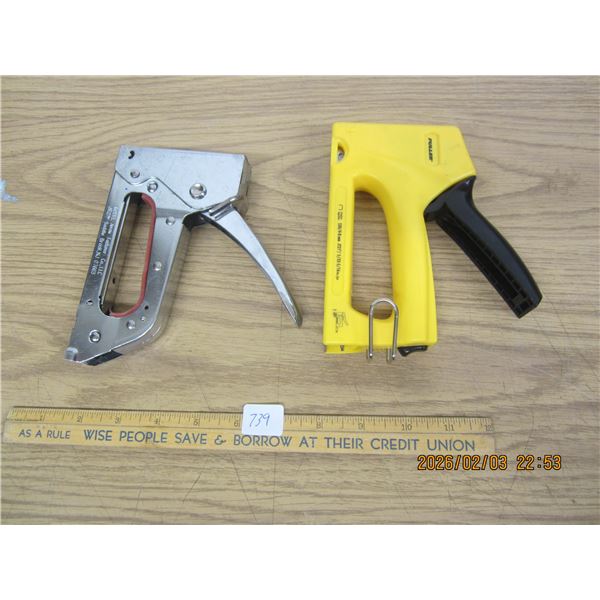 Lot of 2 Staplers a Arrow and a Fuller Tested and Working