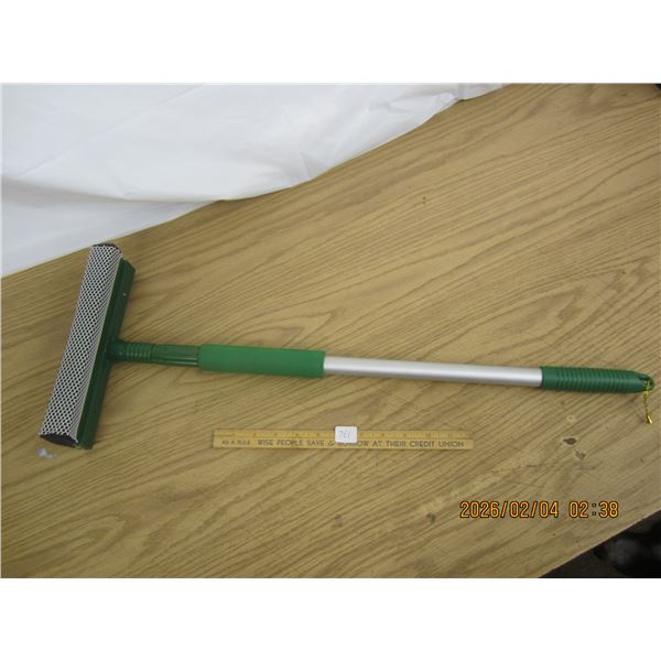 Window Washing Squeegee With Extendable Handel Extends to 4 Feet
