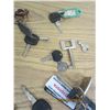 Image 6 : Lot Automotive Keys and a Few Fobs
