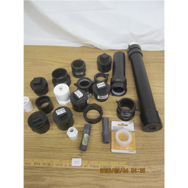 Lot of ABS Plumbing Items