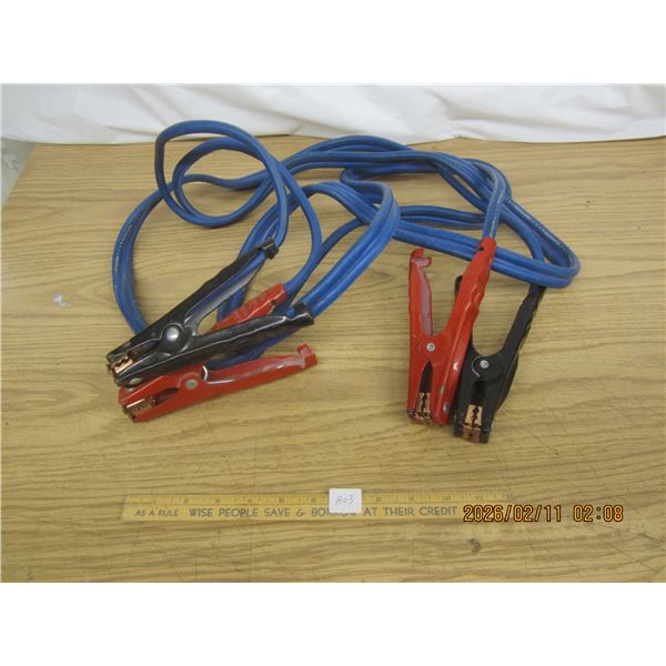 Quality Booster Cables 8 Feet Long Good Condition