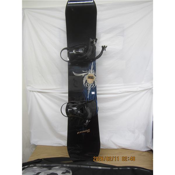 Illusion 150 K2 Snowboard with Case Quality Item in Good Condition
