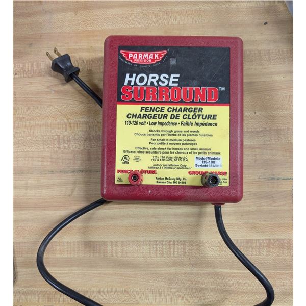 Horse Surround Fence Charger 110v-120v (Turns on, Not Fully Tested)