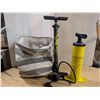 Image 1 : Two Pumps w/ Bag and Some Misc. Items