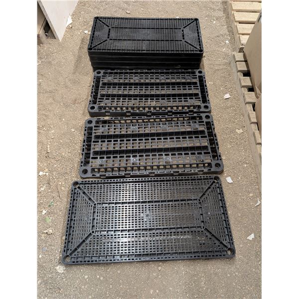Lot of Plastic Storage Shelfs (No Poles)