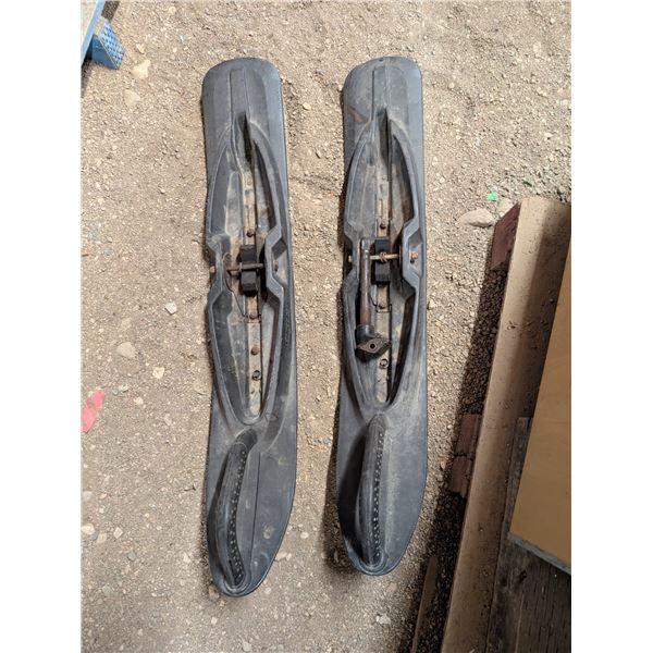 Pair of Camoplast Skis for Sled 40"x8"