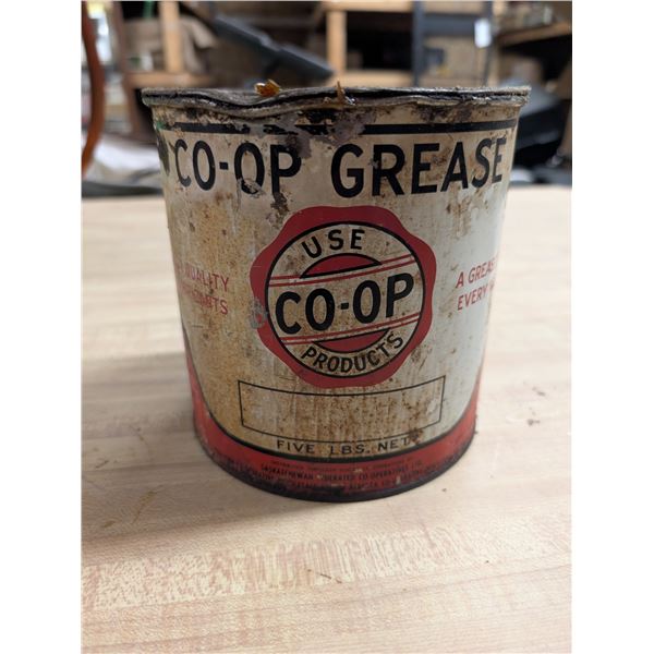 Vintage CO-OP Grease Can