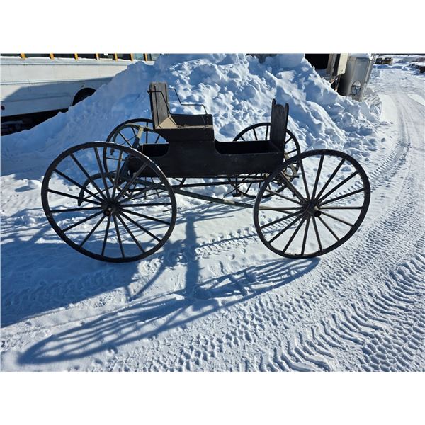 Horse drawn buggy- 8' by 5' by 5' H