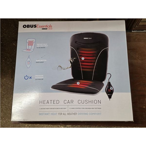 Vehicle heated seat cushion