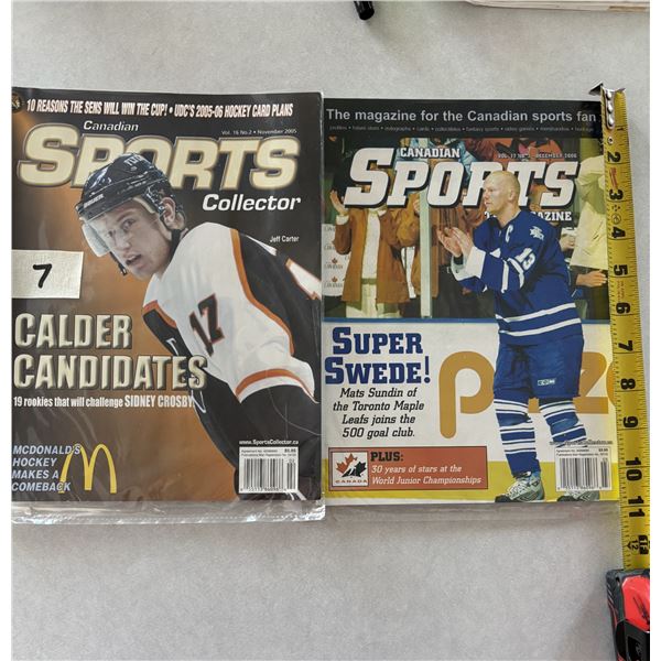 (2) Hockey Sports Magazine's