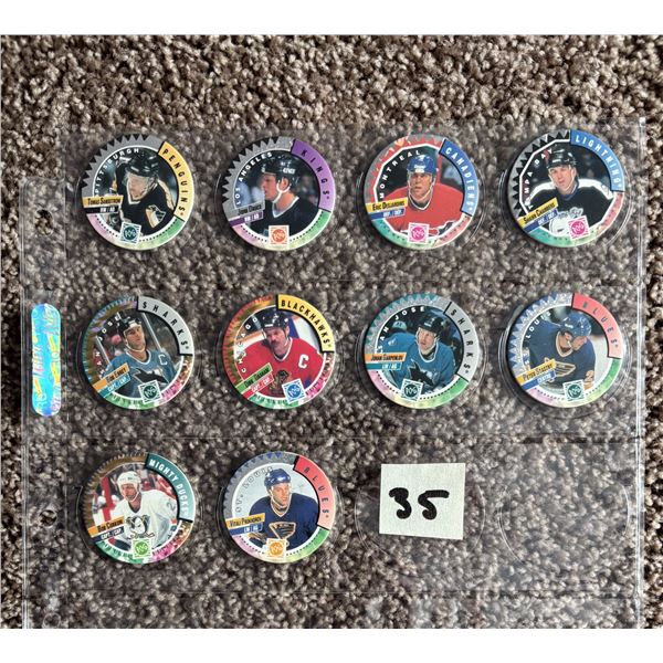 (10) 1994 NHL Pogs