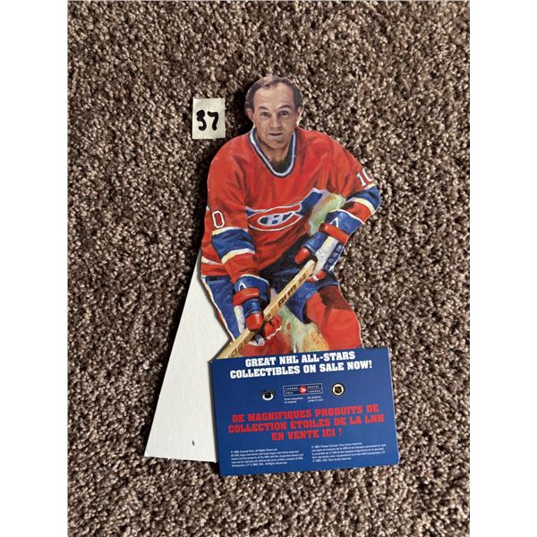 10" Guy Lafleur 2002 Canada Post Cardboard Ad