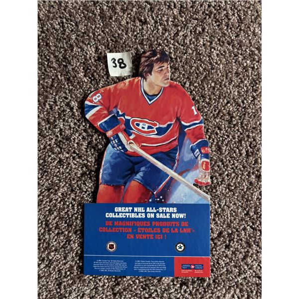 10" Serge Savard 2002 Canada Post Cardboard Ad