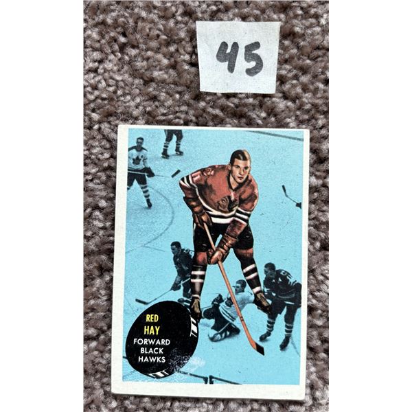 Vintage 1960-61 Red Hay Card