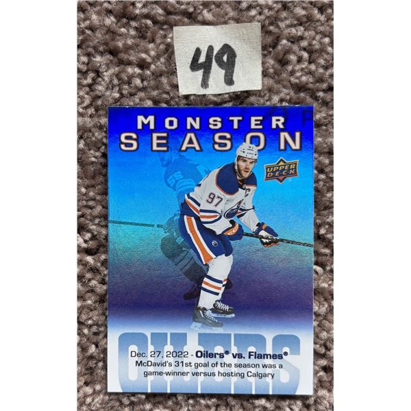 Connor McDavid Upper Deck Card