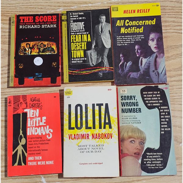(6) Vintage Paperbacks