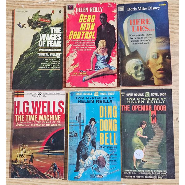 (6) Vintage Paperbacks