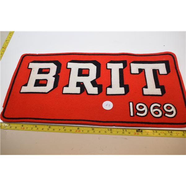 Large Bedford Road “BRIT” Tournament Patch