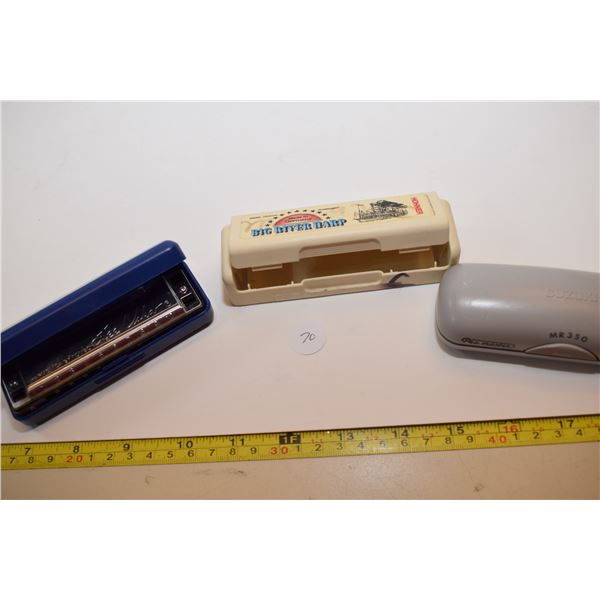 Harmonica w/ (3) Boxes