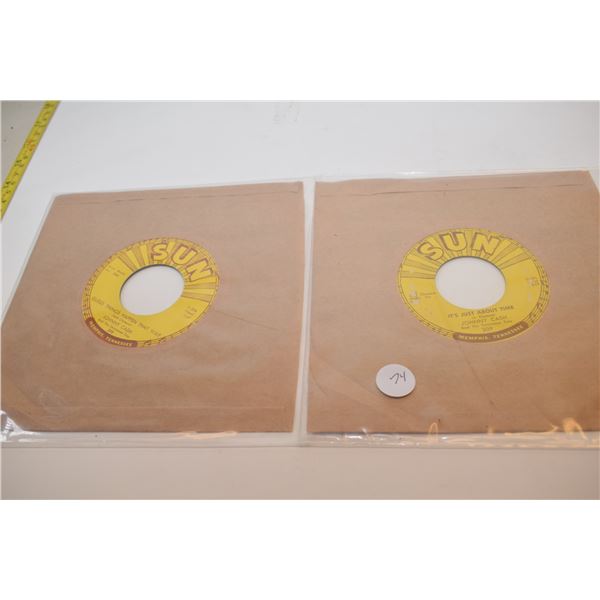 Johnny Cash Records – Early “Sun” Labels