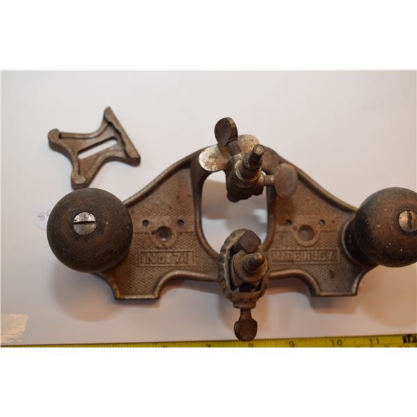 Stanley no. 71 Router Plane Tool