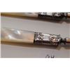Image 2 : (3) Mother of Pearl Handled Sterling Silver Nut Picks