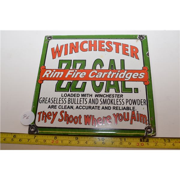 Winchester Porcelain Fantasy Sign
