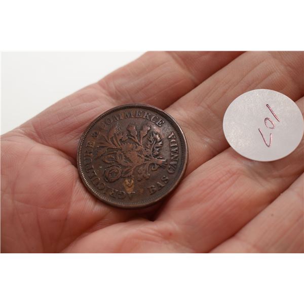 Lower Canada Montreal Agriculture Token