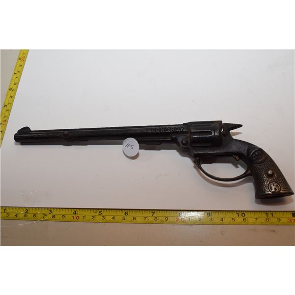 RARE Cast Keystone Longboy Cap Gun ** Working – Broken Trigger