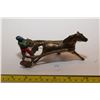 Image 1 : RARE Black Americana Horse Racer – Steel