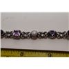 Image 4 : Jeweled Bracelet – Possibly Amythest, Opal (Unverified)