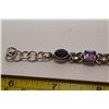 Image 5 : Jeweled Bracelet – Possibly Amythest, Opal (Unverified)