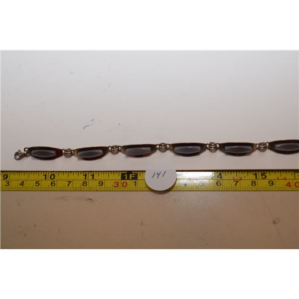 Sterling Silver Bracelet (Unmarked, Unverified) w/ Double Soldered Links